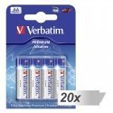 20x4 Verbatim Alkaline battery Mignon AA LR6 49921 20x4 Verbatim Alkaline battery Mignon AA LR6 49921