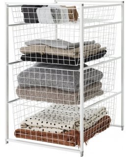 Elfa Basket package wire, 74/45, white