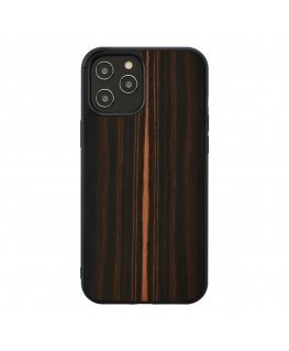 MAN&WOOD case for iPhone 12/12 Pro ebony black