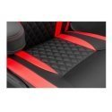Žaidimų kėdė White Shark Dervish Gaming Chair, Juoda-raudona Žaidimų kėdė White Shark Dervish Gaming Chair, Juoda-raudona