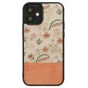 MAN&WOOD case for iPhone 12 mini pink flower black MAN&WOOD case for iPhone 12 mini pink flower black