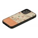 MAN&WOOD case for iPhone 12 mini pink flower black MAN&WOOD case for iPhone 12 mini pink flower black