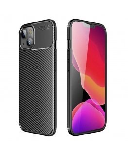 Mocco Trust Armored Shockproof Carbon Aizmugurējais Apvalks Priekš Apple iPhone 13 Pro Melns