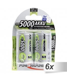6x2 Ansmann maxE NiMH bat. Mono D 5000 mAh 5030922