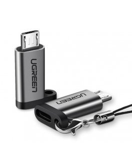 USB-C to Micro USB Adapter UGREEN US282 (Gray)
