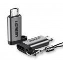 USB-C to Micro USB Adapter UGREEN US282 (Gray) USB-C to Micro USB Adapter UGREEN US282 (Gray)