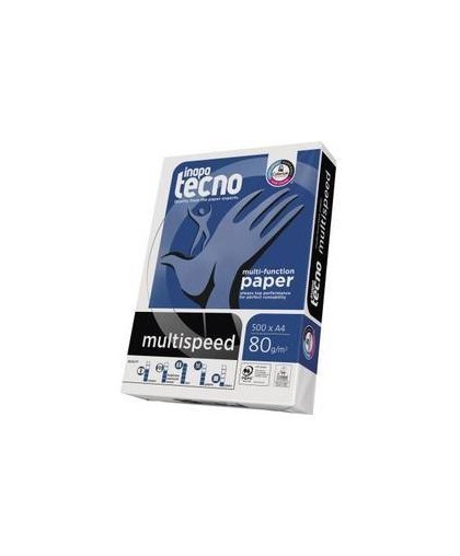 5x 500 Sheets tecno speed A 4 80 g Universal Paper white