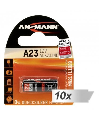 10x1 Ansmann Alkaline A23 12 V f. Remote Control – 2
