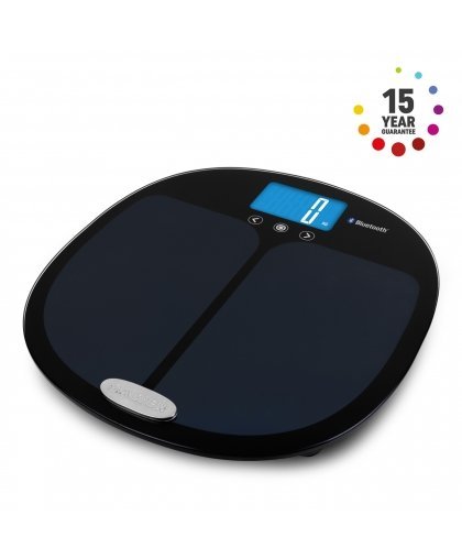 Salter 9192 BK3R Curve Bluetooth Smart Analyser Bathroom Scale black – 3