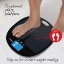 Salter 9192 BK3R Curve Bluetooth Smart Analyser Bathroom Scale black
