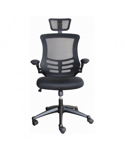 Office chair OFFICE4YOU RAGUSA, with armrests, black – 2