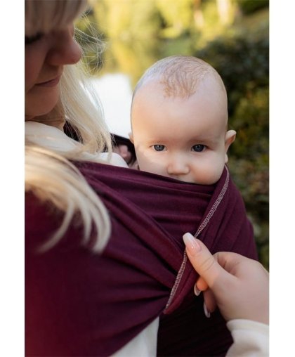 Manduca Sling baby carrier, berry – 6