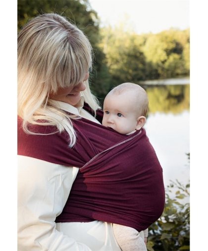 Manduca Sling baby carrier, berry – 7