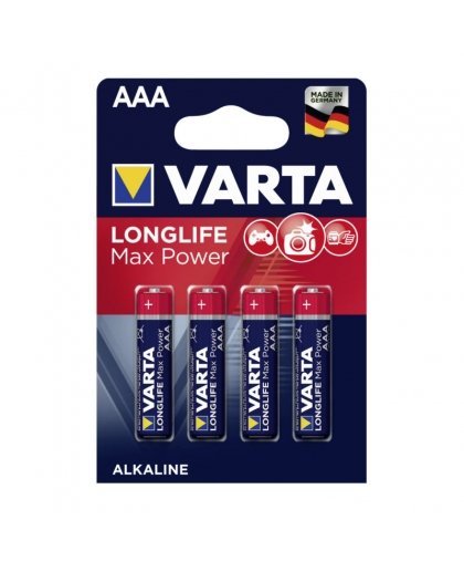 50x4 Varta Longlife Max Power Micro AAA LR03 VPE Outer Box – 2
