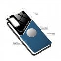 Mocco Lens Leather Back Case for Apple iPhone 11 Pro Max Blue Mocco Lens Leather Back Case for Apple iPhone 11 Pro Max Blue