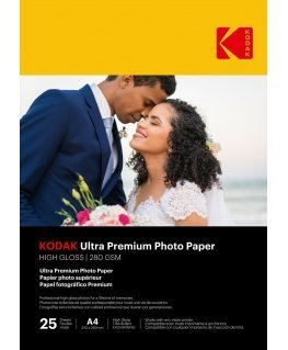 Kodak Ultra Prem Photo 280g 10.4 Glossy A4x25