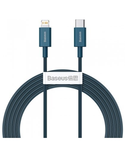 Baseus Superior Series Cable USB-C to iP, 20W, PD, 2m (blue)