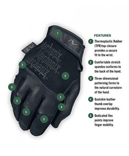 Mechanix Wear Tactical gloves Mechanix TS RECON black size 10 / L. – 3