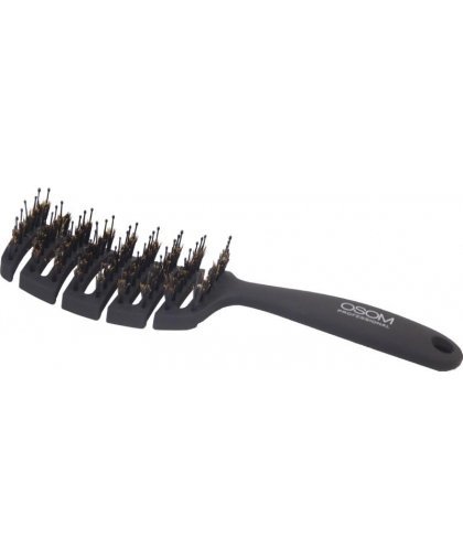 Osom Professional Hairbrush, nylon + bristle, rectangular OSOM99570