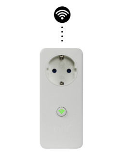 Mill WIFI Socket GEN3 Baltas, 2300 W
