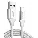 Cable USB to USB-C UGREEN US288, 3m (white) Cable USB to USB-C UGREEN US288, 3m (white)