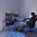 NanoRS RS155 Foldable Steel Gaming Steering Wheel Stand Pedals Holder Adjustable Non Slip NanoRS RS155 Foldable Steel Gaming Steering Wheel Stand Pedals Holder Adjustable Non Slip