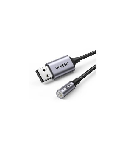 UGREEN CM477 Audio Adapter, USB to Mini Jack 3.5mm AUX (gray) – 2
