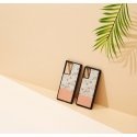 MAN&WOOD case for Galaxy Note 20 pink flower juodas