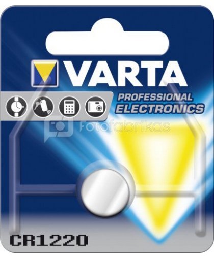 10x1 Varta electronic CR 1220 PU inner box – 2