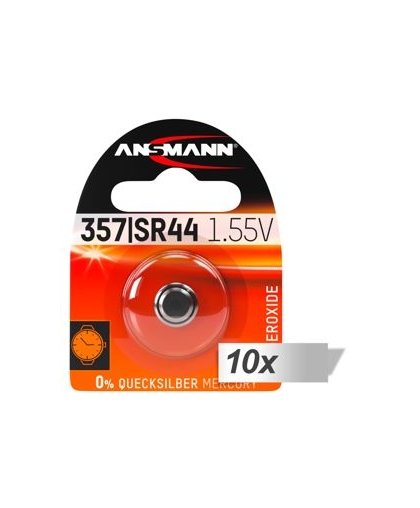 10x1 Ansmann 357 Silveroxid SR44 – 2