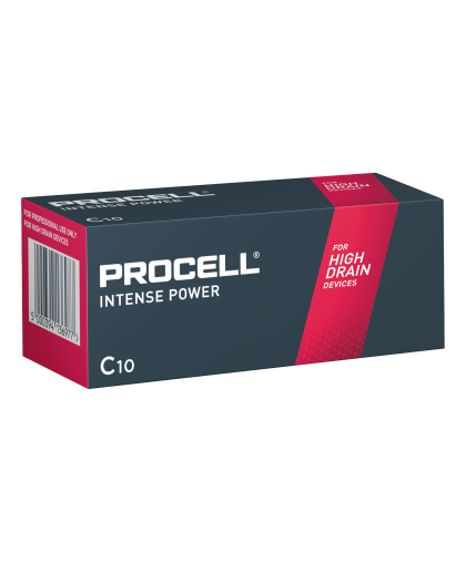 Batteries Procell Alkaline Intense C, 1.5V, 10 pcs. / 184807 – 2