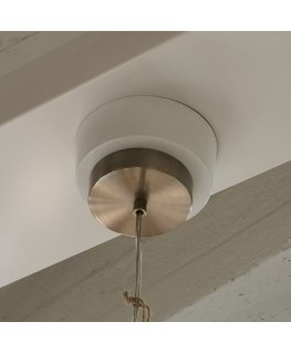 Steely Design Luminaire mounting adapter, 130mm, white