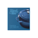Grandfeu pot with lid, blue, 3,5 l Grandfeu pot with lid, blue, 3,5 l