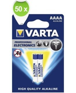 50x2 Varta Professional AAAA VPE Outer Box