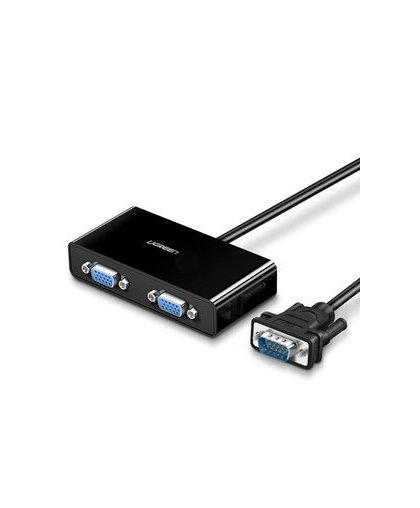 UGREEN 40254 VGA video splitter up to 2x VGA - 1m (black) – 2
