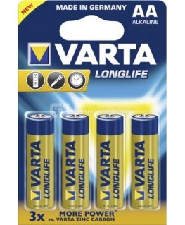 20x4 Varta Longlife Extra Mignon AA LR 6 PU inner box