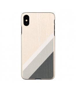 MAN&WOOD SmartPhone case iPhone XS Max gray suit black