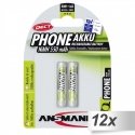 12x2 Ansmann maxE NiMH bat. Micro AAA 550 mAh DECT PHONE 12x2 Ansmann maxE NiMH bat. Micro AAA 550 mAh DECT PHONE