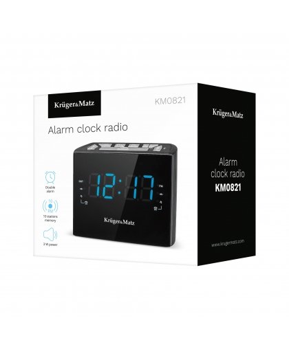 Kruger & Matz KM0812 radio Clock Digital Black – 2