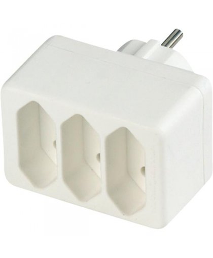 REV Euro-Dreifold Plug white