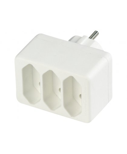 REV Euro-Dreifold Plug white – 2