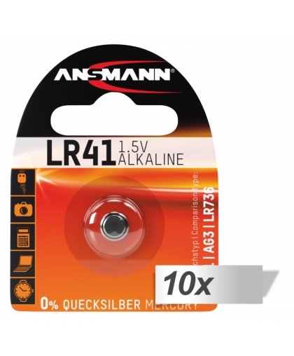 10x1 Ansmann LR 41 – 2