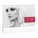 ZEP Dresda White 13x18 Acrylic w. wooden Base AQ657W ZEP Dresda White 13x18 Acrylic w. wooden Base AQ657W