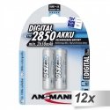 12x2 Ansmann NiMH bat. 2850 Mignon AA 2650 mAh DIGITAL 12x2 Ansmann NiMH bat. 2850 Mignon AA 2650 mAh DIGITAL