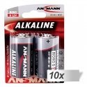 10x2 Ansmann Alkaline Mono D LR 20 red-Line 10x2 Ansmann Alkaline Mono D LR 20 red-Line