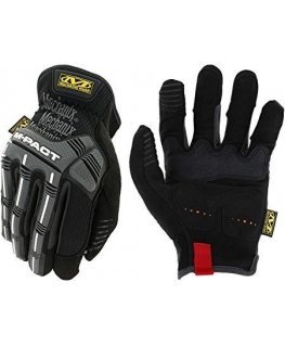 Mechanix Wear Gloves Mechanix M-Pact® Open Cuff 9 / M size. Wrinkled cuff, TrekDry®, synthetic leather, palm, teeth, Armortex®, 