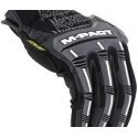 Mechanix Wear Gloves Mechanix M-Pact® Open Cuff 9 / M size. Wrinkled cuff, TrekDry®, synthetic leather, palm, teeth, Armortex®, 