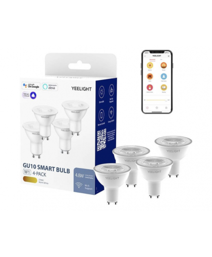 Light Yeelight GU10 Dimmable Bulb (White) 4pcs
