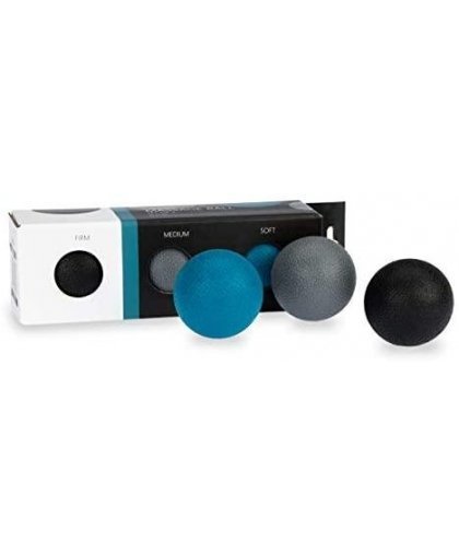 Massage ball AVENTO 42RA D5.0cm 3pcs Blue / Gray / Black – 4