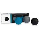 Massage ball AVENTO 42RA D5.0cm 3pcs Blue / Gray / Black Massage ball AVENTO 42RA D5.0cm 3pcs Blue / Gray / Black